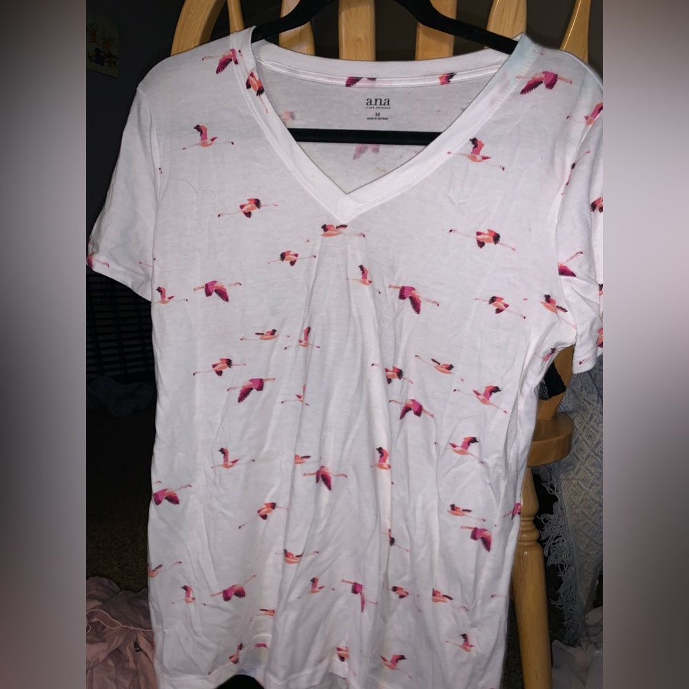 Flamingo v neck